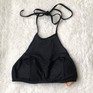 Black mesh bikini top
